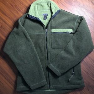 Men’s Patagonia Sherpa Fleece Full Zip Jacket VTG.